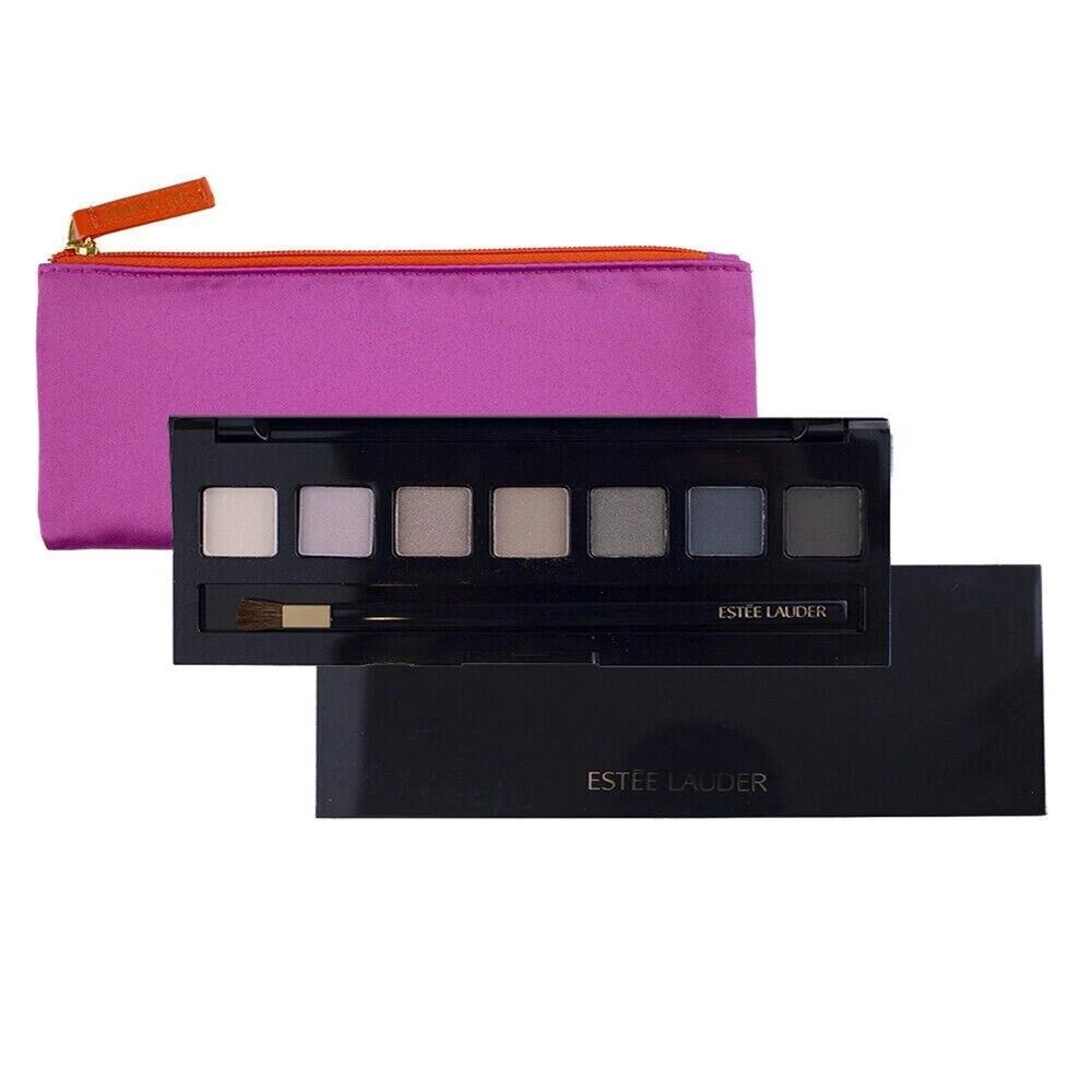 Estee Lauder Pure Color Envy Sculpting 7 Eyeshadow Palette w/Brush & Pink Bag